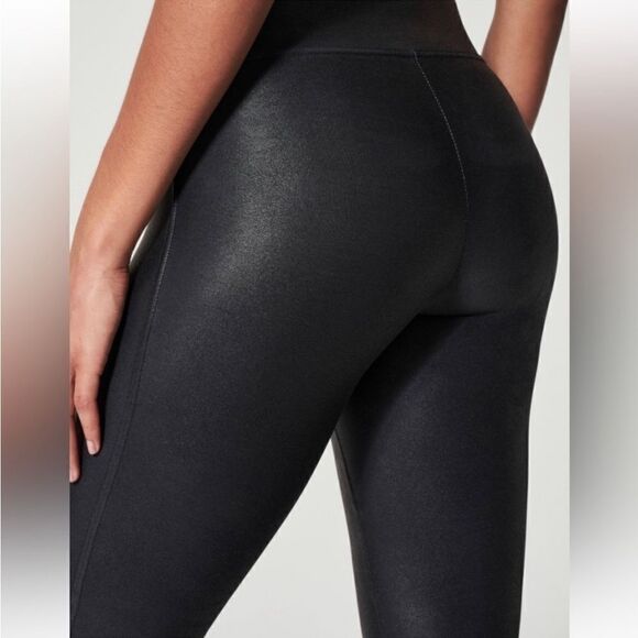 SPANX faux leather legging in black Small NEW $98 - Picture 6 of 6
